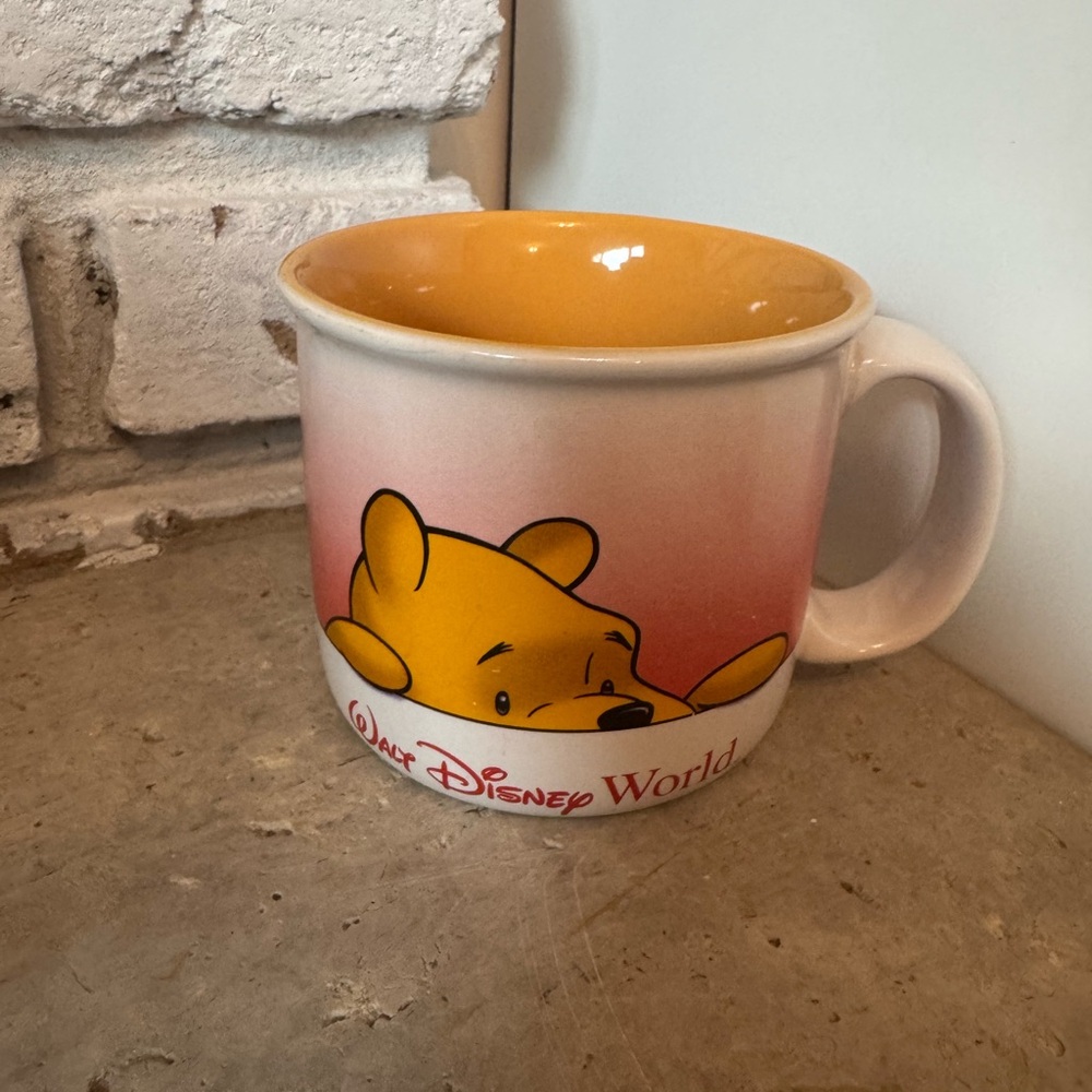 Disney Winnie the Pooh Mug - Yellow and White - Picture 2 of 3
